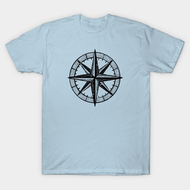 Compass rose T-Shirt by StefanAlfonso